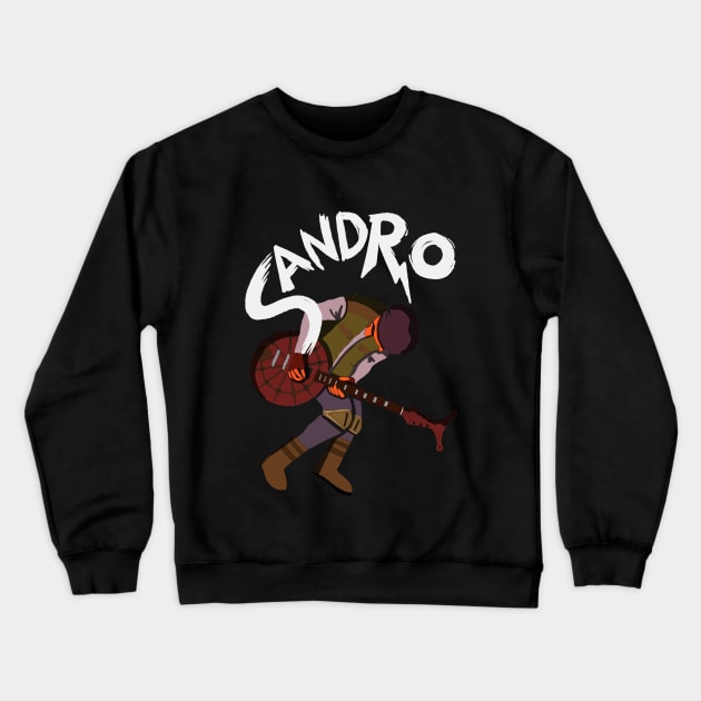 Sandro vs the world Crewneck Sweatshirt by littlesparks